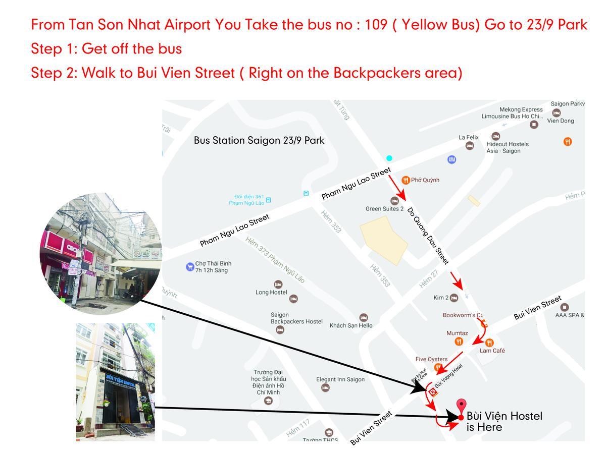 Bui Vien Hostel Thành Pho Ho Chí Minh Esterno foto
